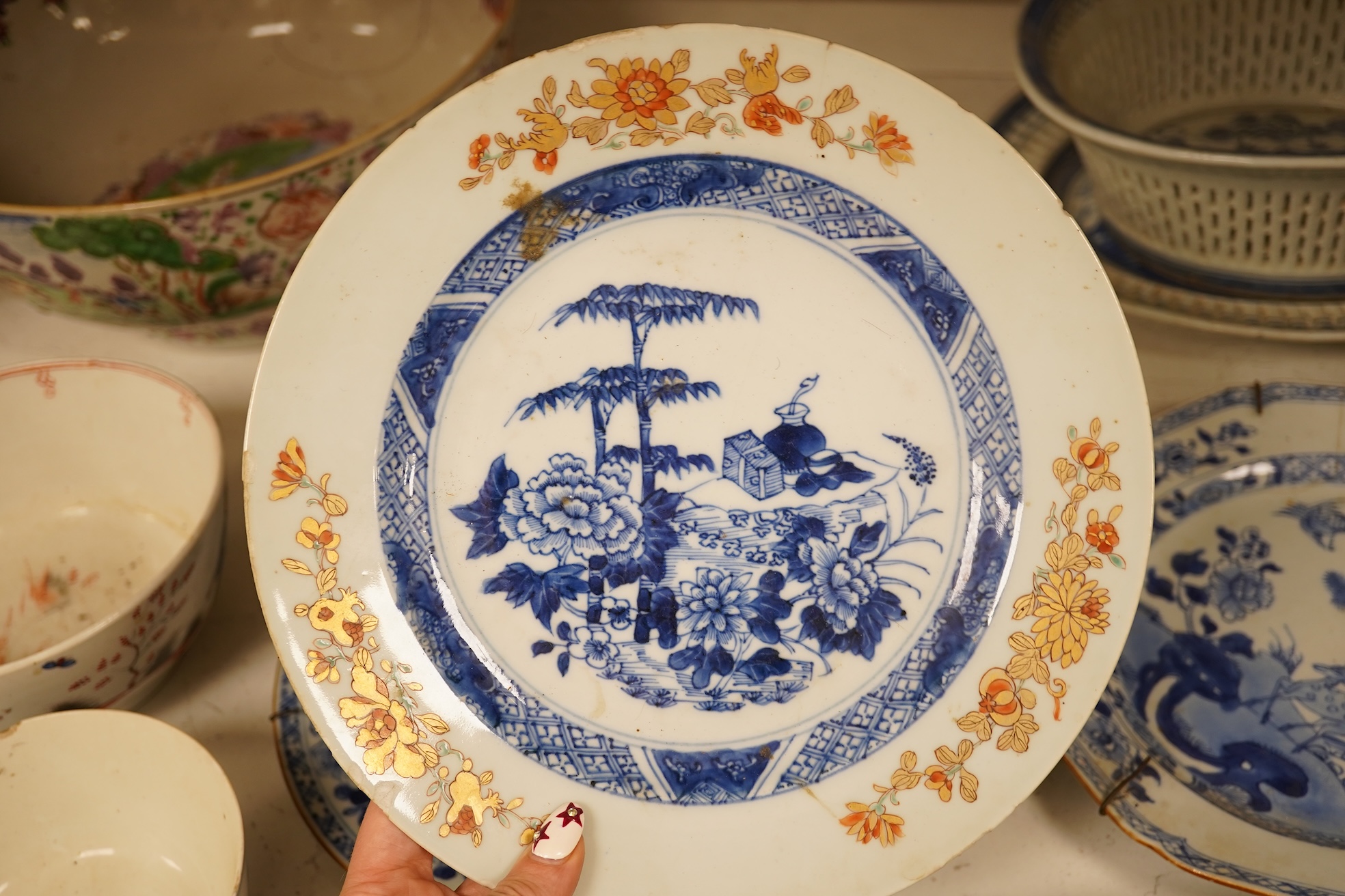 A large collection of 18th century and later Chinese export porcelain